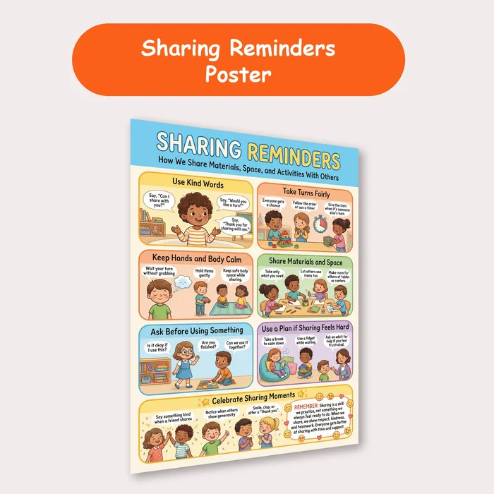 teaching kids to share resource cover