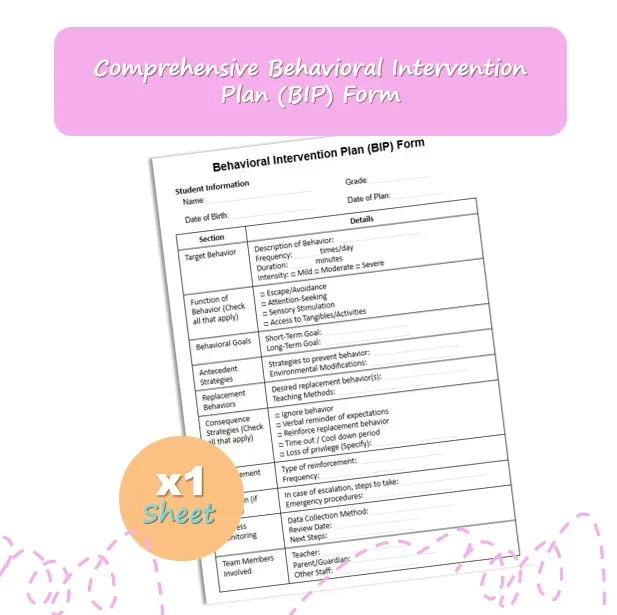 teaching replacement behaviors resource cover