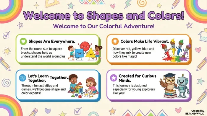 teaching shapes and colors resource cover