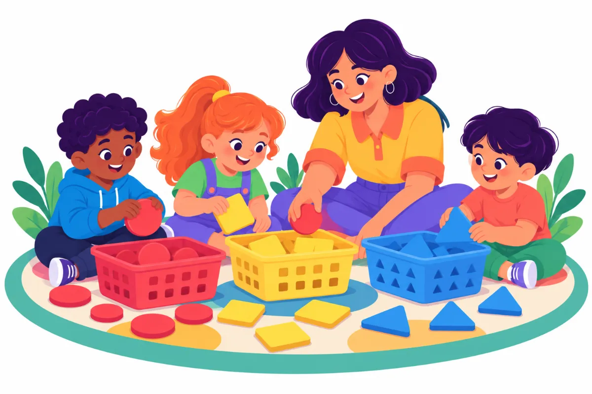 Teaching Shapes and Colors: Playful Ideas for Preschoolers