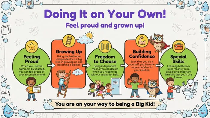 toilet training social story printable pages preview