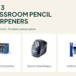 Top 3 classroom pencil sharpeners: X-ACTO School Pro, Bostitch QuietSharp 6, and STAEDTLER 512.