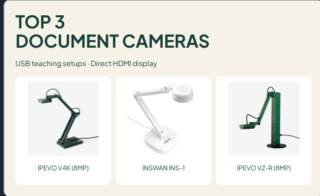 3 Document Cameras for Teachers: USB and HDMI Compared