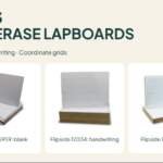 Top 3 Flipside dry erase lapboards: blank, handwriting lines, and XY coordinate grid