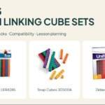 Top 3 math linking cube sets: Learning Resources MathLink, hand2mind Snap Cubes and Didax Unifix