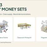 Top 3 play money sets: 150-piece starter, Giant Classroom Money Kit and Double-Sided Magnetic Money