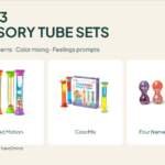 Three hand2mind sensory sets: original four fidget tubes, three ColorMix tubes and four Express Your Feelings bottles