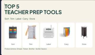 5 Tools for a Teacher Paper-Prep Station: Sort, Trim, Label and Store