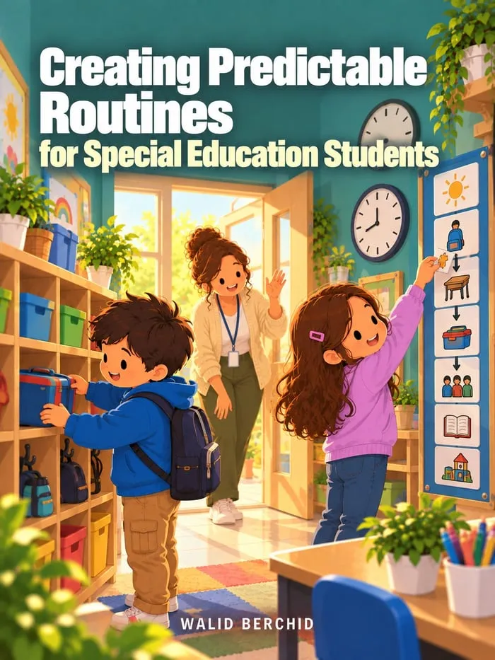 Creating Predictable Routines for Special Education Students guide cover