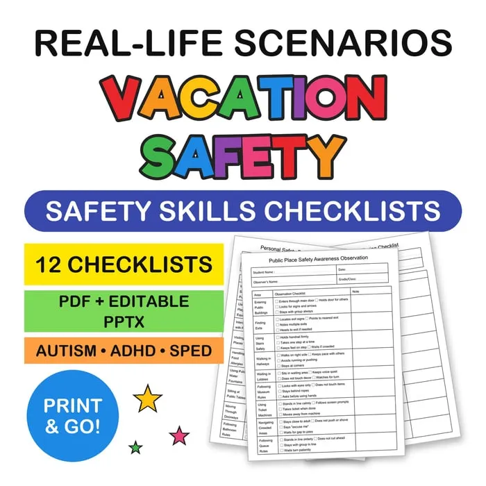 vacation safety skills resource cover
