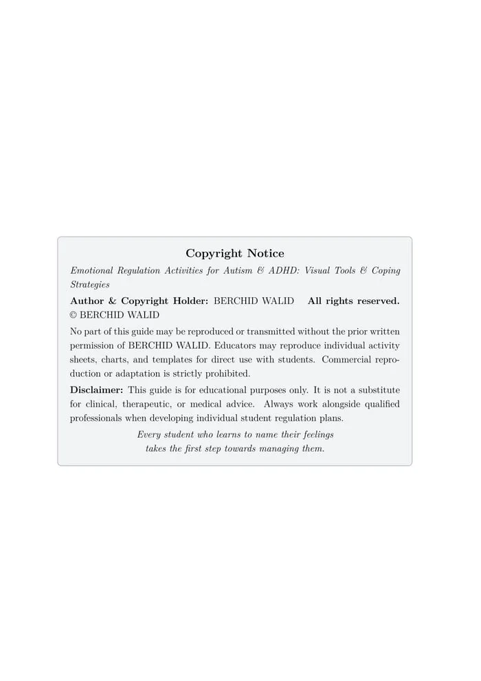 visual coping strategies printable pages preview