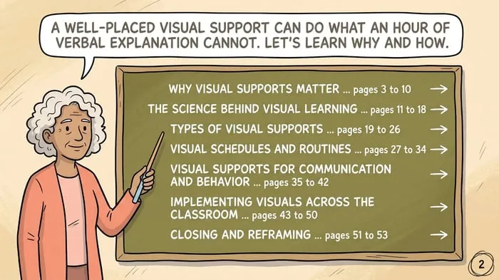 visual supports in special education printable pages preview